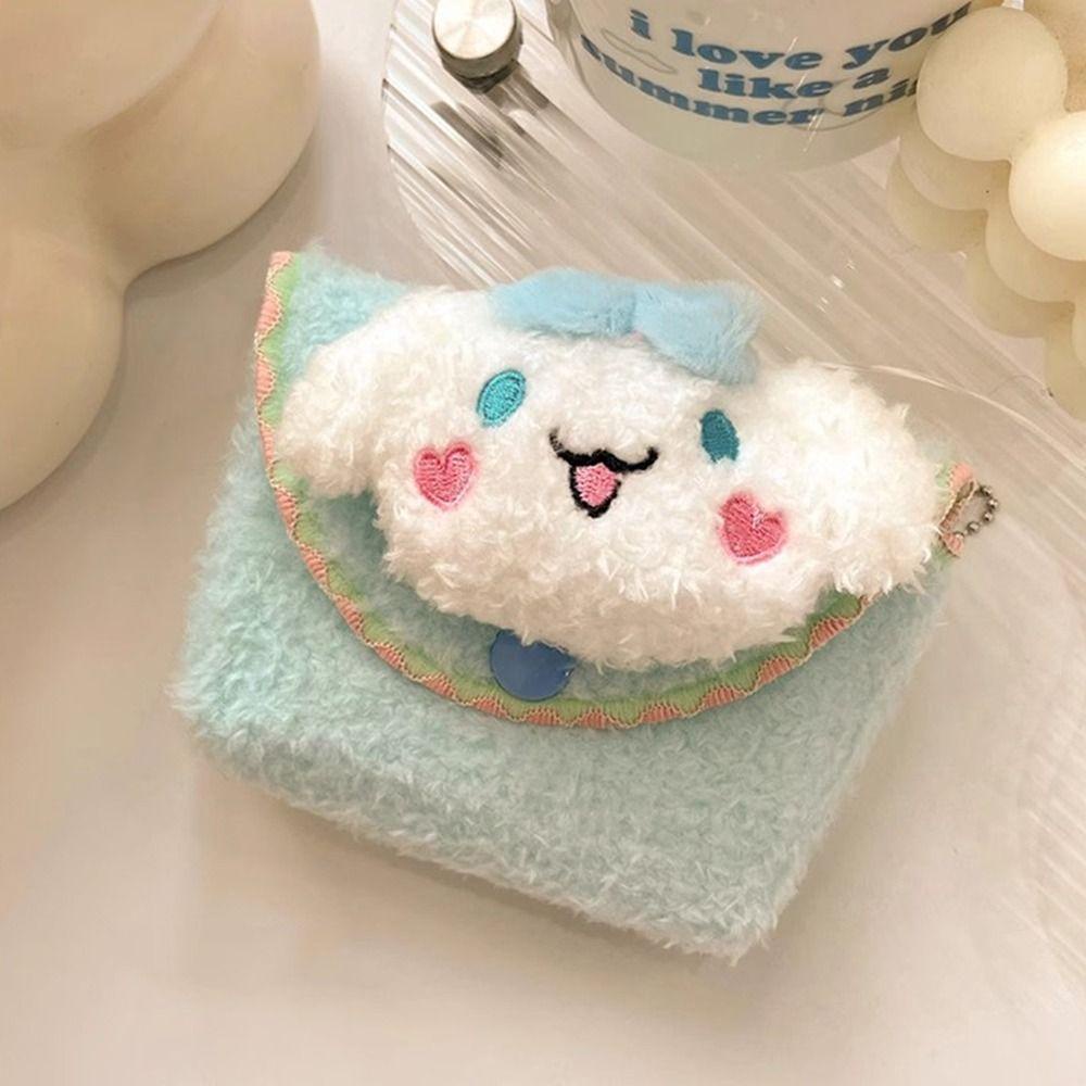 Ví Đựng Tiền Xu Bằng Bông Hoạt Hình kuromi cinnamoroll mini ins Cho Nữ