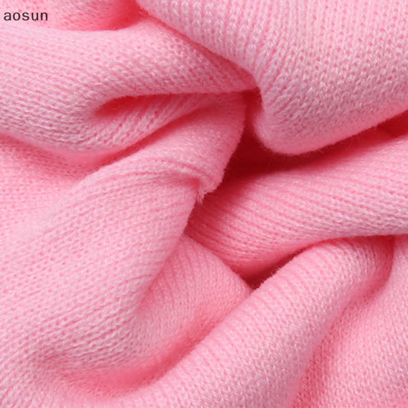 Aosun Mũ Beanie Dệt Kim Thêu Mặt Đầu Lâu Đơn Giản Cho Nam Nữ Trượt Tuyết en