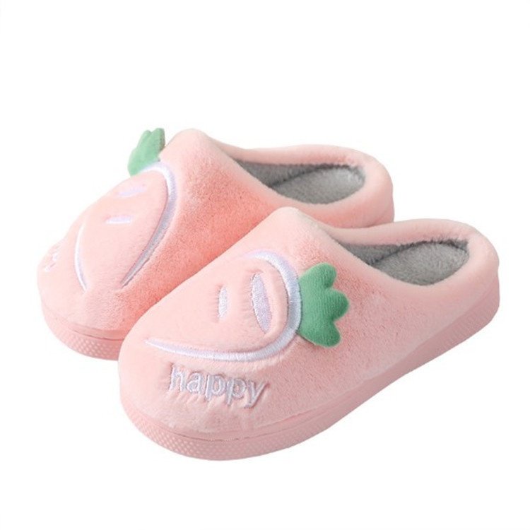 Dép cotton Dày Dặn Chống Trượt Giữ Ấm In Hoạt Hình Dễ Thương Cho Bé 8rbd