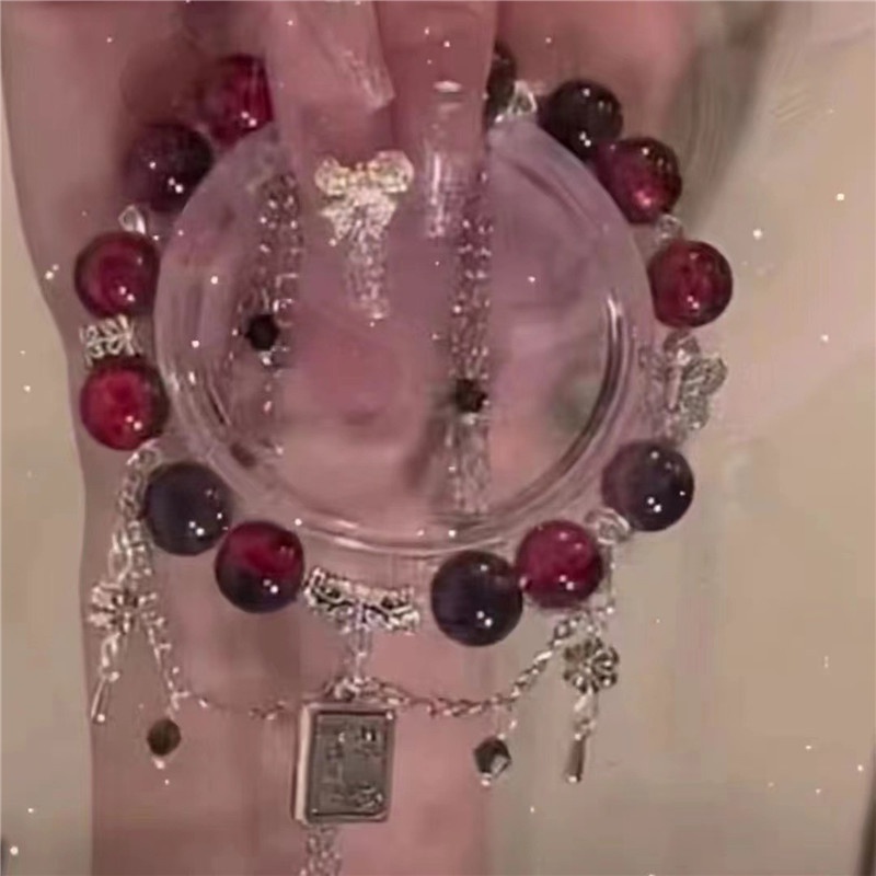 Vòng Tay Chuỗi Hạt Mặt Khắc Hình anime guan ci fu