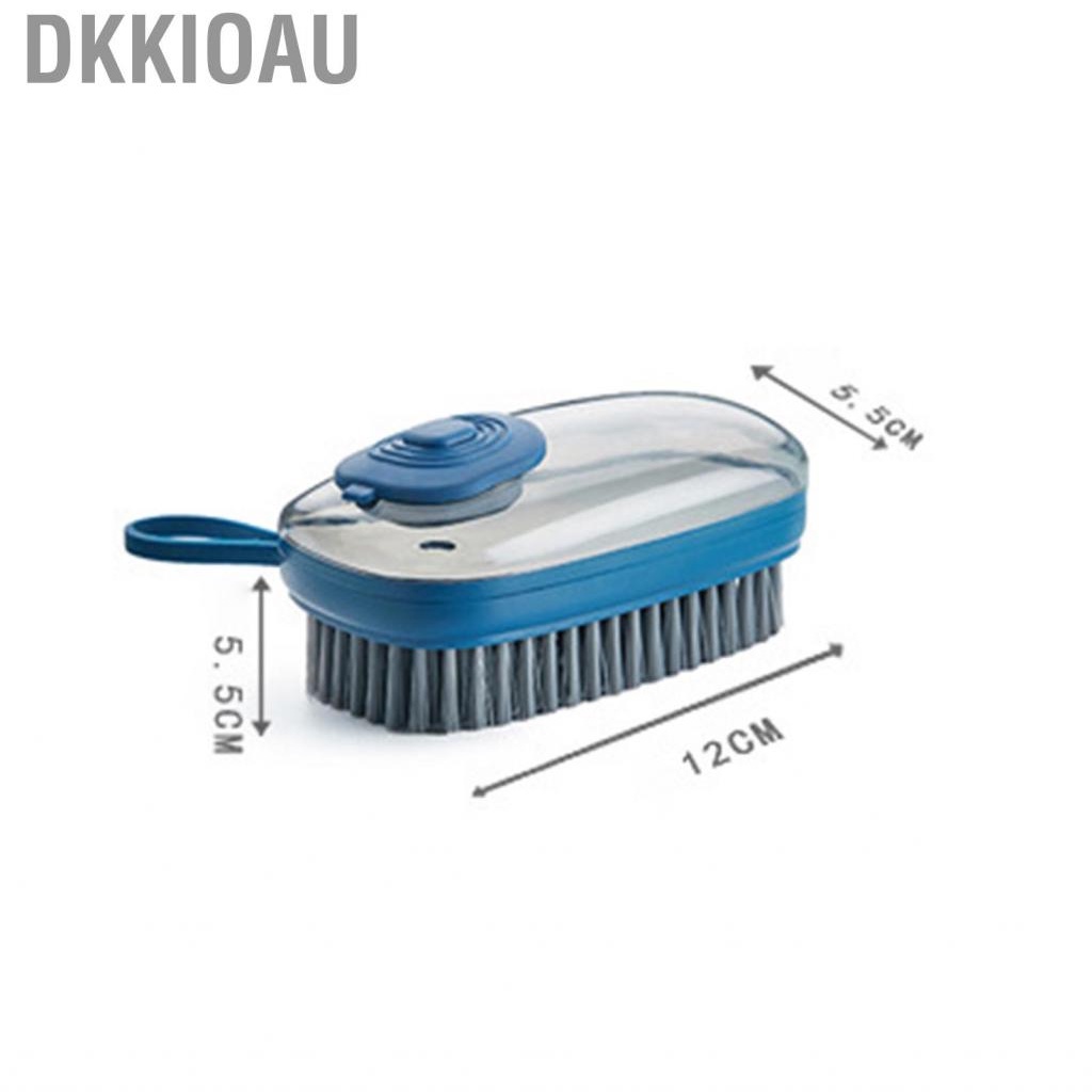 Dkkioau Hydraulic Cleaning Brush  ABS TPR PRT Automatic Filling for Clothes Kitchen Shoe