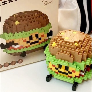 Đồ Chơi Lắp Ráp Hình hamburger Sáng Tạo Cho Trẻ Em