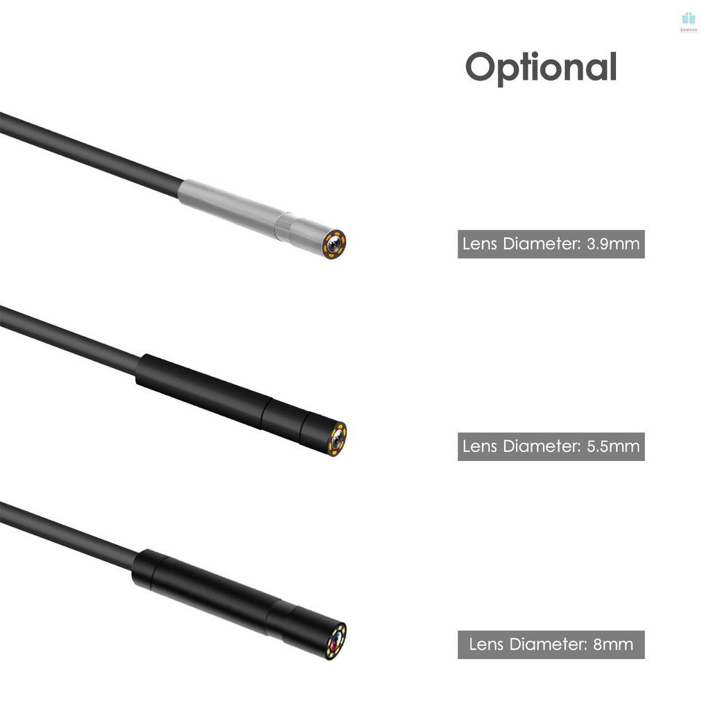 Professional Industrial Endoscope with 2.8-inch IPS Screen and IP68 Waterproof Snake Scope Camera for Vehicle Inspection