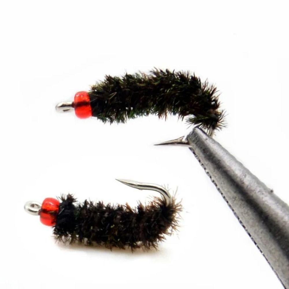 Set 10 Mồi Câu Cá Giả Bằng Thép carbon 12 # / 14 #