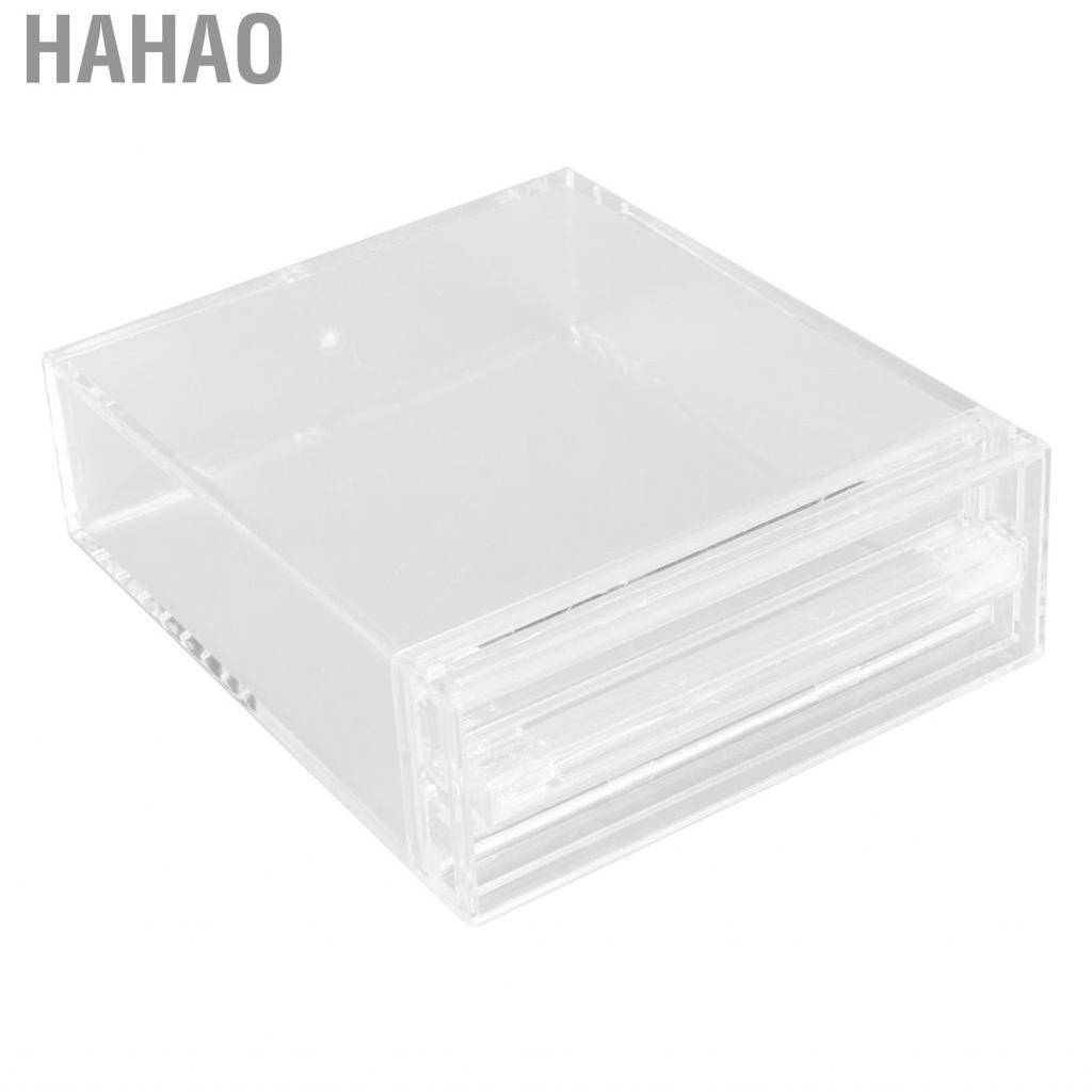 Hahao Desktop Mini Picture Frame PC Double Sided Transparent Freestanding Instant Photo for Instax Polaroid ZIP Film