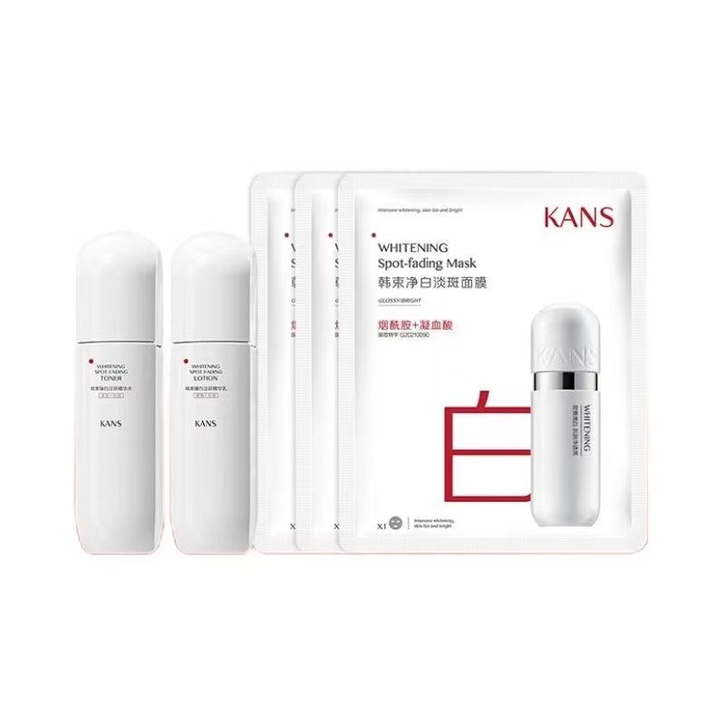 Kans Bộ Kem Dưỡng Da Trắng Sáng Cải Thiện Đốm Đen Trên Da Mặt