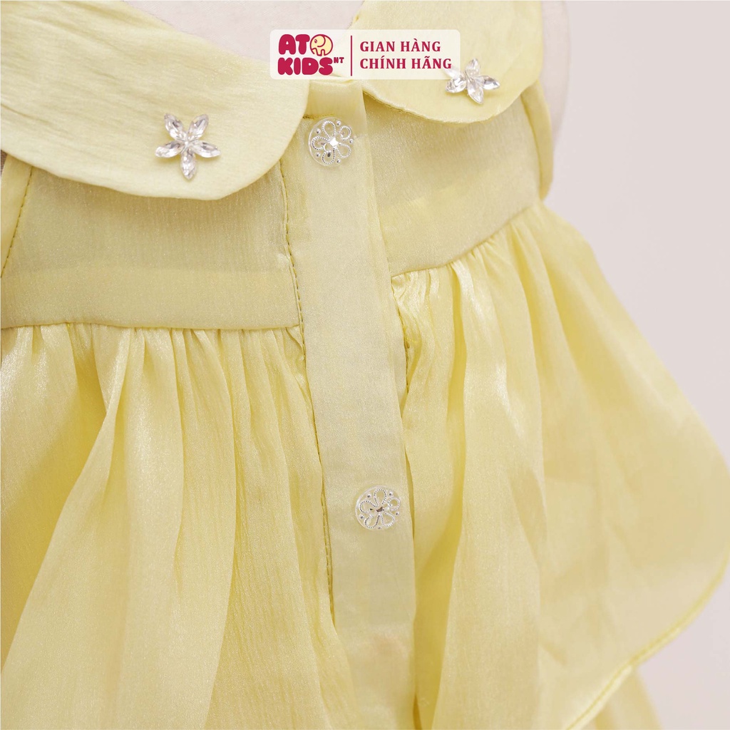 Đầm Sen cổ bèo AT105