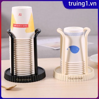 Hộp đựng cốc giấy Hộp đựng cốc giấy dùng một lần Máy tính để bàn đa chức năng Cà phê Trà sữa Giá đựng đồ Máy vắt cốc Công cụ lưu trữ Truing1