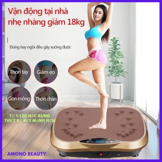 Máy rung lắc giảm mỡ toàn thân 120 nấc rung,bụng giảm mỡ, giảm cân hiệu quả hơn máy tập gym,chạy bộ