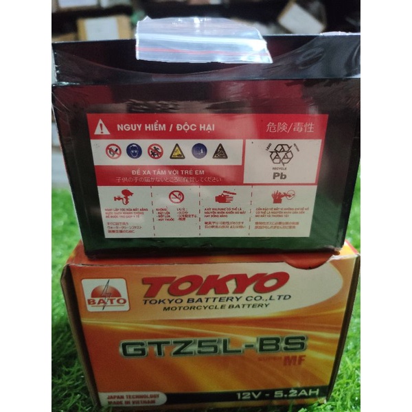 Bình điện ắc qui hiệu tokyo 12V - 6Ah cao