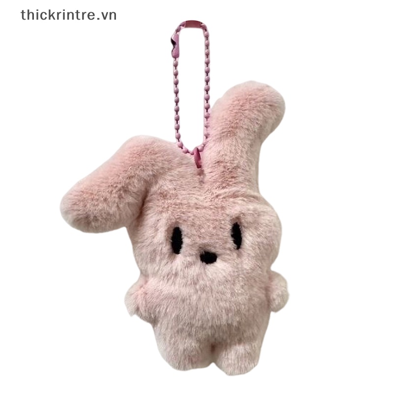 Móc Khóa Thỏ Nhồi Bông Mềm Mại Dễ Thương Cho Bé