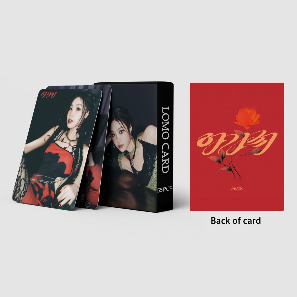 Hộp 54 Tấm Hình lomo card i-dle susu soojin