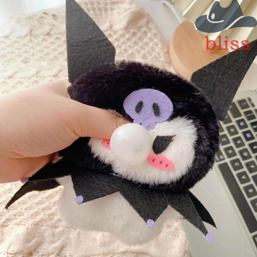 Bliss Móc Khóa Búp Bê Nhồi Bông Hình kuromi Có Thể Thu Âm Dễ Thương diy
