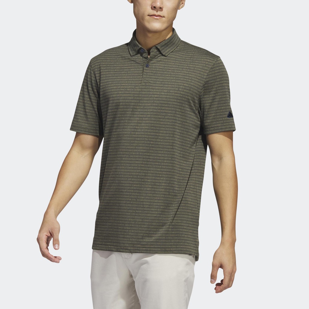 Adidas Đánh gôn Áo Polo Golf Kẻ Sọc Go-To Nam Màu xanh da trời HR7974