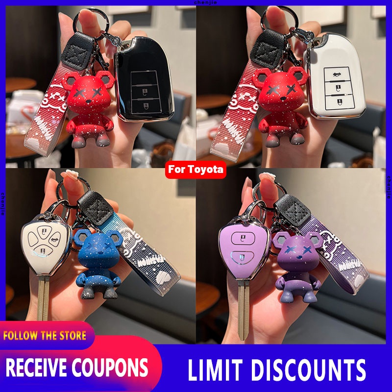 Chất Lượng Cao Mới tpu Cho toyota Chìa Khóa Từ Xa Hộp Đựng Chìa Khóa fod Móc Khóa Cho Xe Toyota raiz