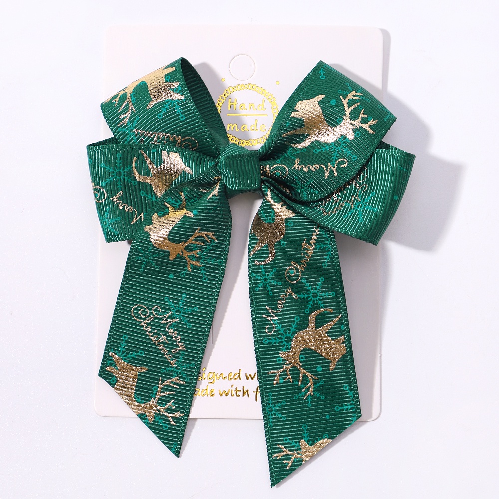 1 Kẹp Tóc Hình Tuần Lộc Giáng Sinh Dễ Thương