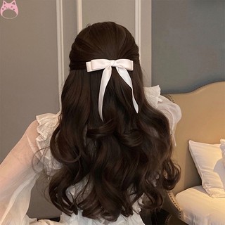 Kẹp tóc hình nơ màu đen phong cách pháp cho nữ