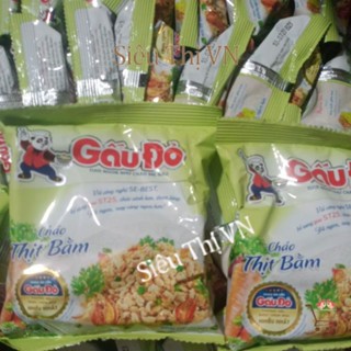 Gói cháo gấu đỏ Thịt băm/Cháo gà 50g