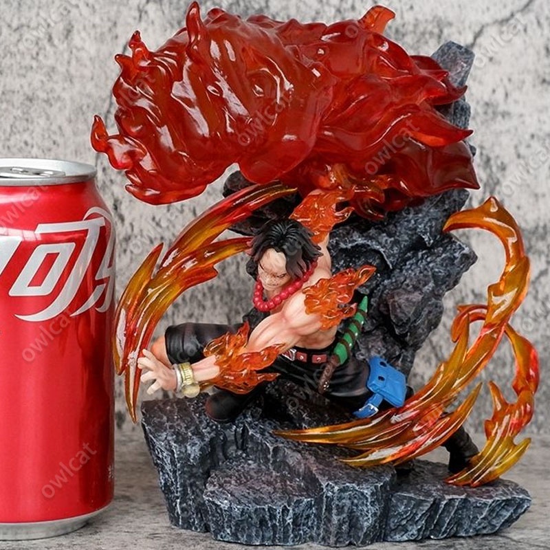 Mô Hình Nhân Vật One Piece Fire Fist Ace  17cm Big Size GK Figure Portgas D. Ace Dai Enkai: Entei Whitebeard 2st Division Commander PVC OnePiece Packed in Box Model