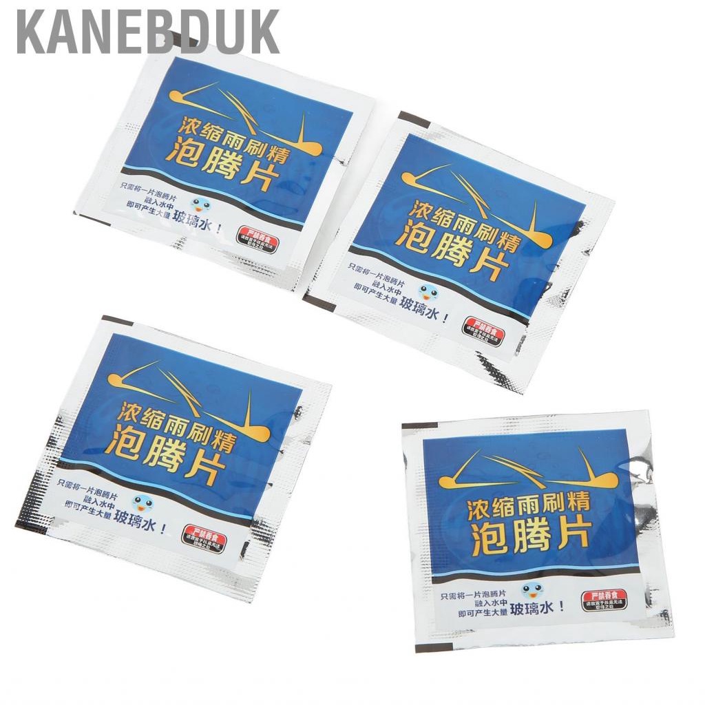 Kanebduk Windscreen Washer Fluid Concentrate  Windshield Tablets Effervescent Blue 10pcs for Car Kitchen