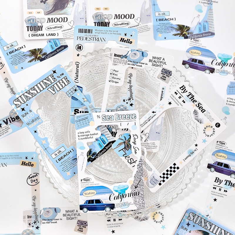 Thẻ Nhớ diy ss888 Dán Trang Trí Sổ Tay / Sổ Tay Viền Khung Hình Thú Cưng Phong Cách Hàn Quốc Đơn Giản