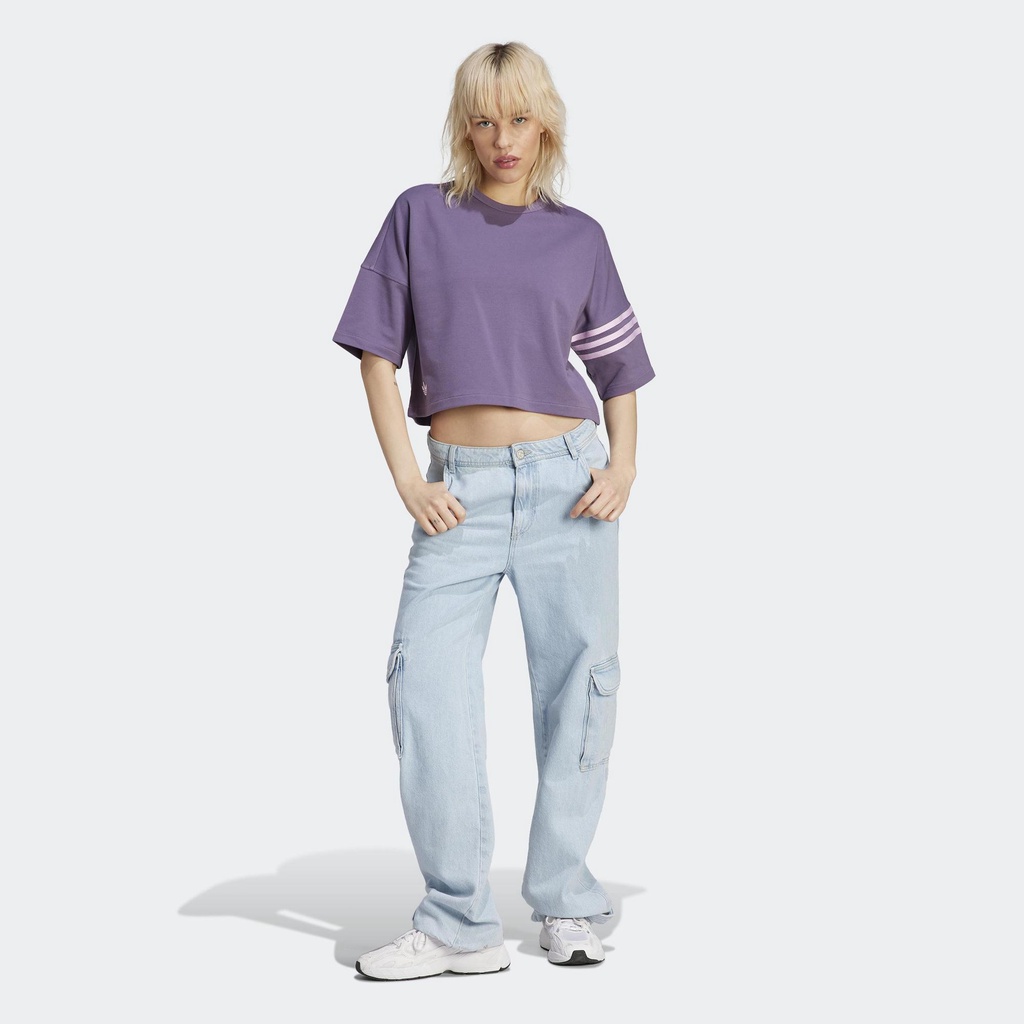 Adidas Phong cách sống Áo Thun Neuclassics Adicolor Nữ Màu tím IP8973