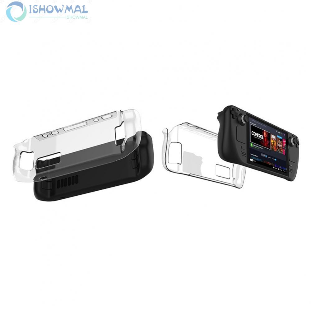 PC 1 Pcs Crystal Protective Cases For Steam Deck Host Split Transparent-New In 11-