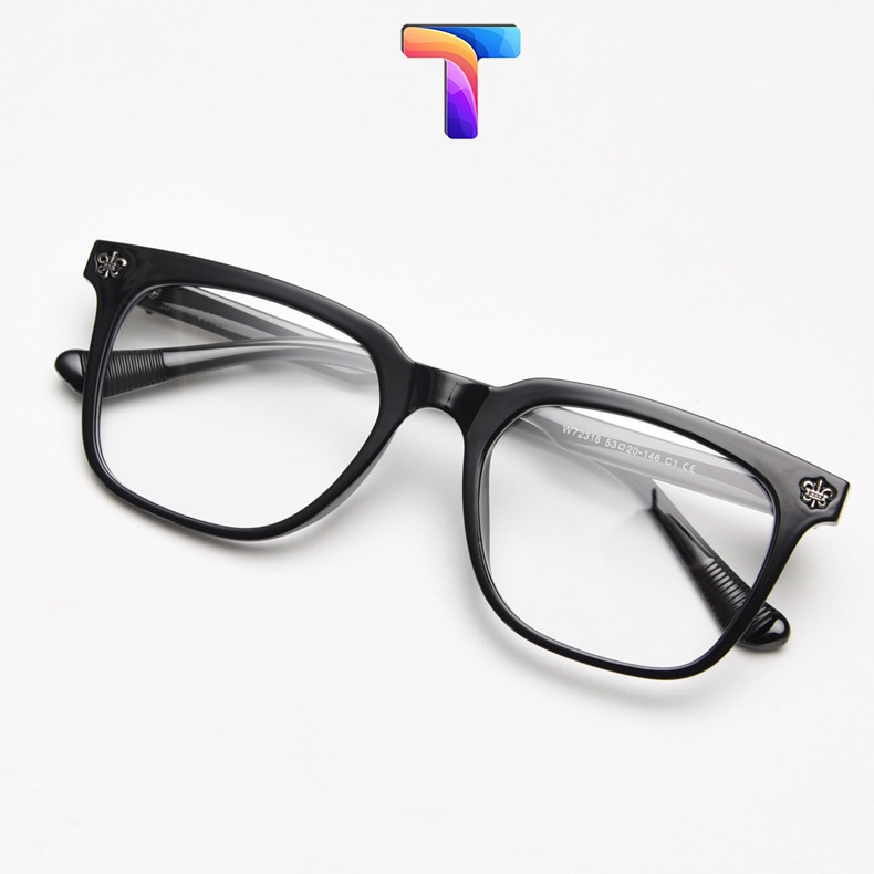 Mắt kính vuông Chrome Hearts nam nữ 72318