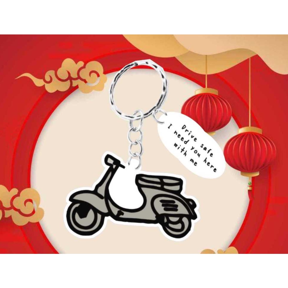 Móc khóa Drive Safe -lái xe an toàn