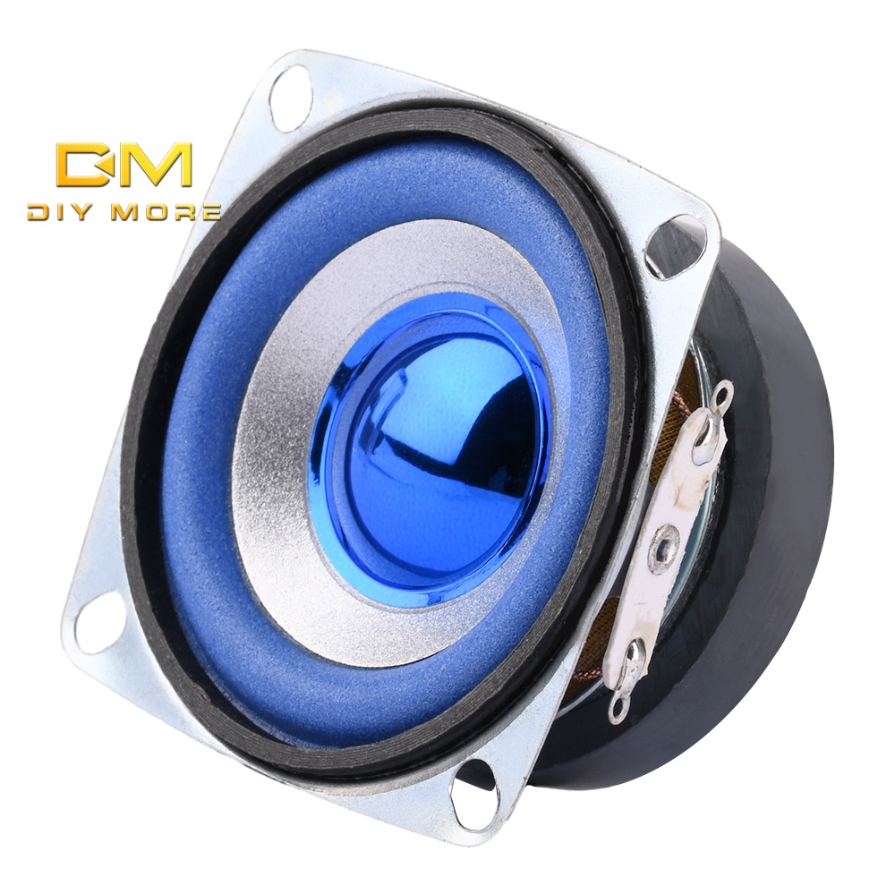 DIYMORE Loa Tự Lắp Ráp Hình Vuông Màu Xanh Dương 2-inch 5w 4ohm 52mm 5w 3r 5w