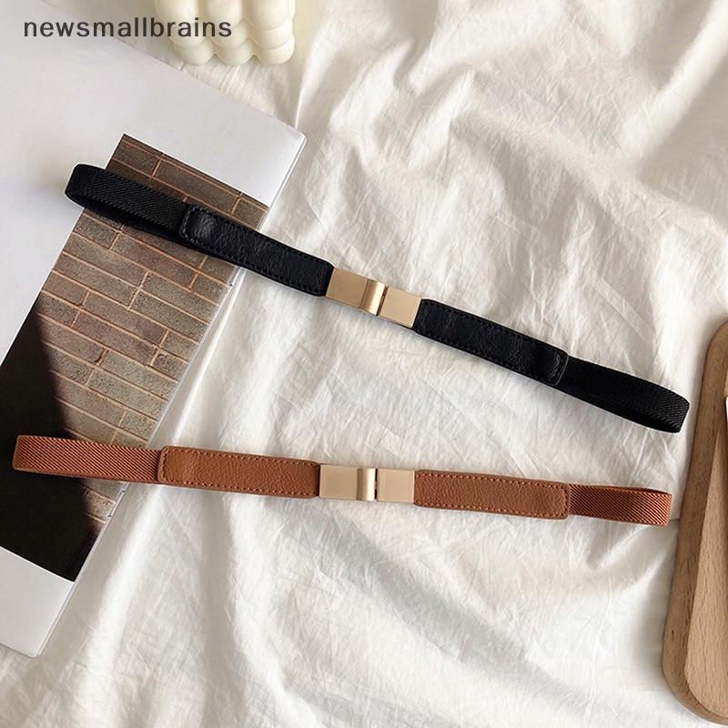 Mới Thắt Lưng Da Bản Nhỏ Co Giãn Thời Trang Cho Nữ