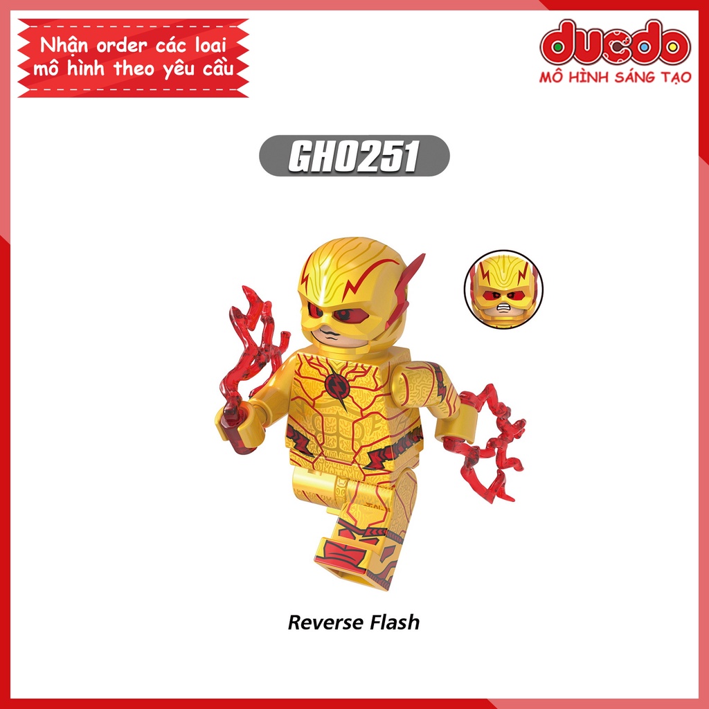 Minifigures nhân vật Batman, Joker, Flash - Đồ chơi Lắp ghép Xếp hình Mô hình Mini XINH G0132