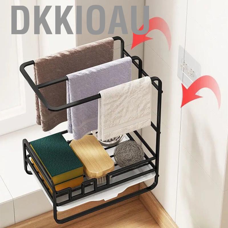 Dkkioau Commodity Shelf Largr Capacity Strong Load Durable Free Disassembly Storage Rack for Kitchen