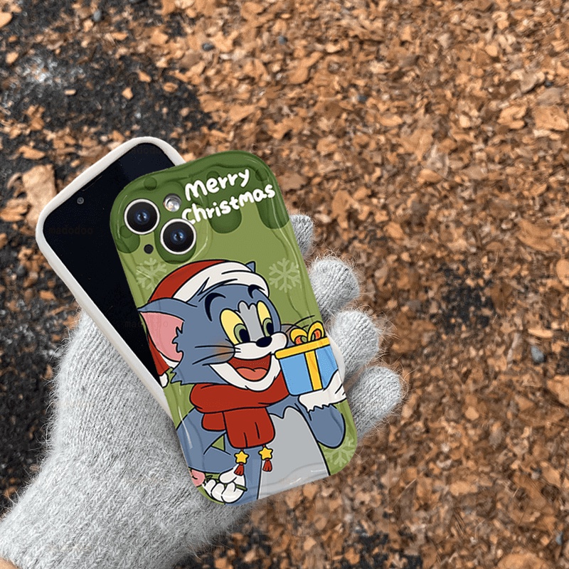 Cat Mouse Cheese Cartoon Couple ốp lưng Redmi Note 13 Pro+ 12S 4G 12 Pro Plus 5G 13C 12C A1 A2 11S 11 10C 10 9T 9C 9A POCO X5 Cute Full Fine hole Airbag Anti-fall Protection Soft Phone Case Christmas Gift Back Cover NY 78