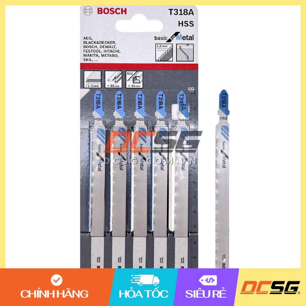 Lưỡi cưa lọng cắt sắt T 318 A Basic for Metal Bosch 2608631319 (01 lưỡi) | DCSG