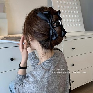 Mới Kẹp Tóc Hình Nơ Màu Đen Thời Trang