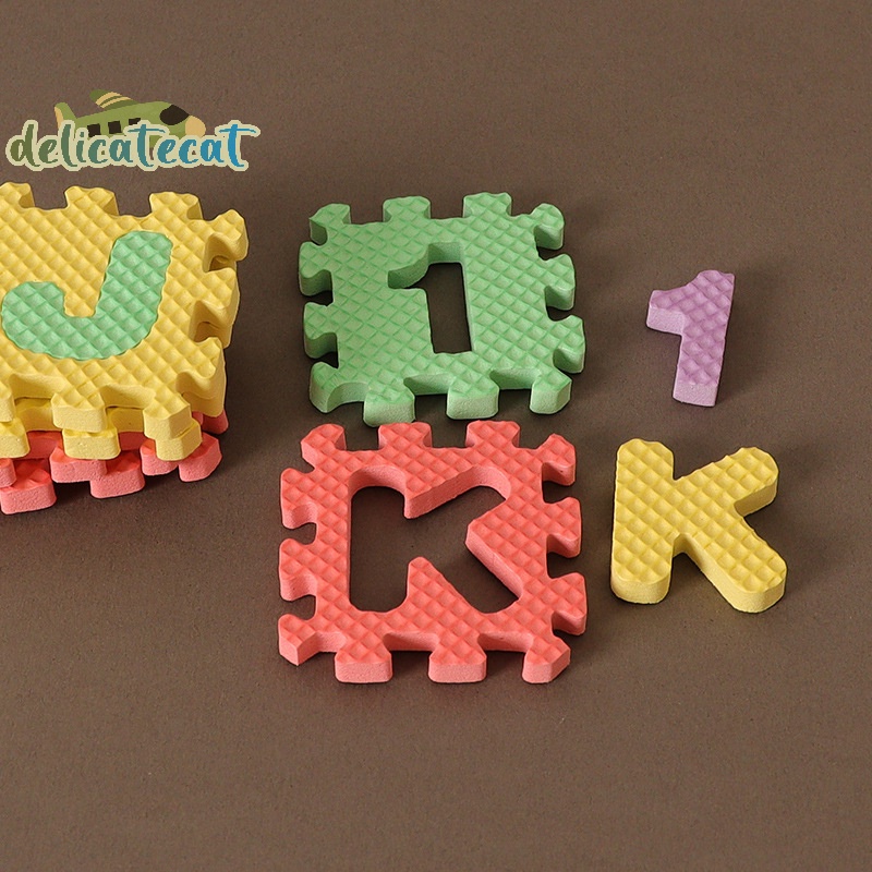 Set 36 Thảm Lót Sàn Nhà Búp Bê Bằng eva Trang Trí Nhà Búp Bê