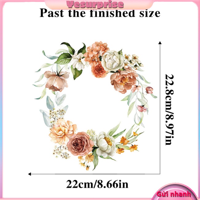 Sticker Tự Dính Dán Nắp Bồn Cầu toilet Phòng Tắm 20 X 30Cm