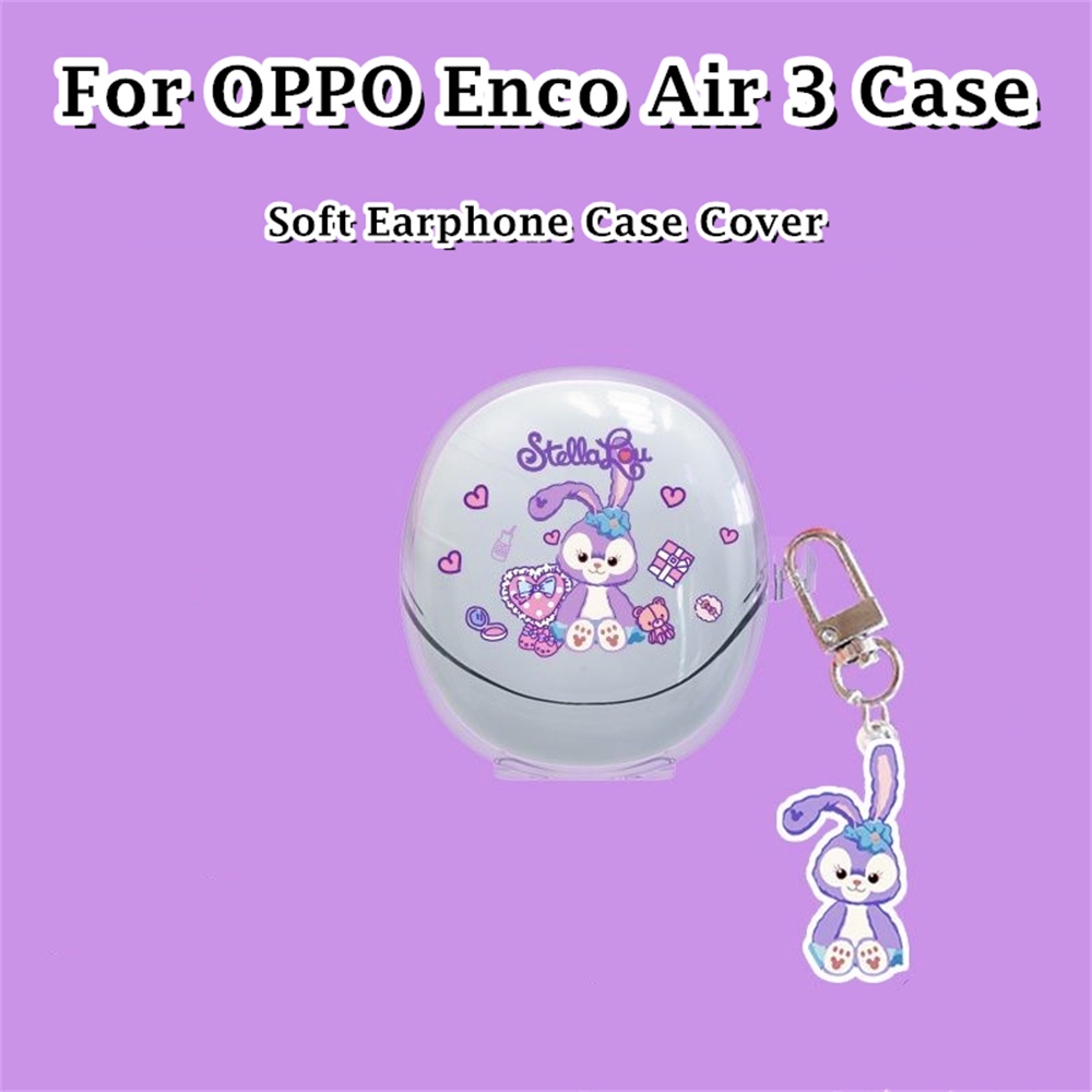 Vỏ Bọc Hộp Sạc Tai Nghe oppo enco air 3 Bằng Silicon Mềm Họa Tiết Hoạt Hình Phong Cách Mùa Hè