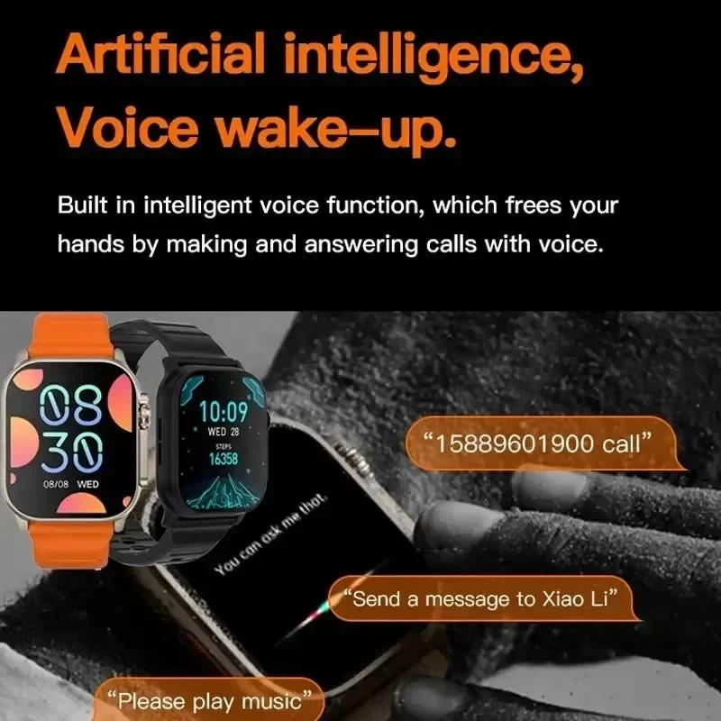 Đồng Hồ Thông Minh ultra 9 gen 2 Màn Hình hd 49mm 2.2 inch Chống Thấm Nước Cho Nam