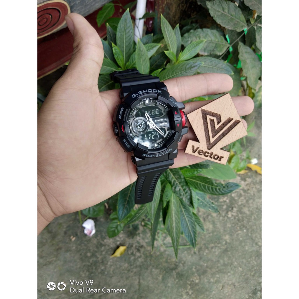 Đồng hồ thể thao nam nữ G-Shock GA-400-1B Full phụ kiện