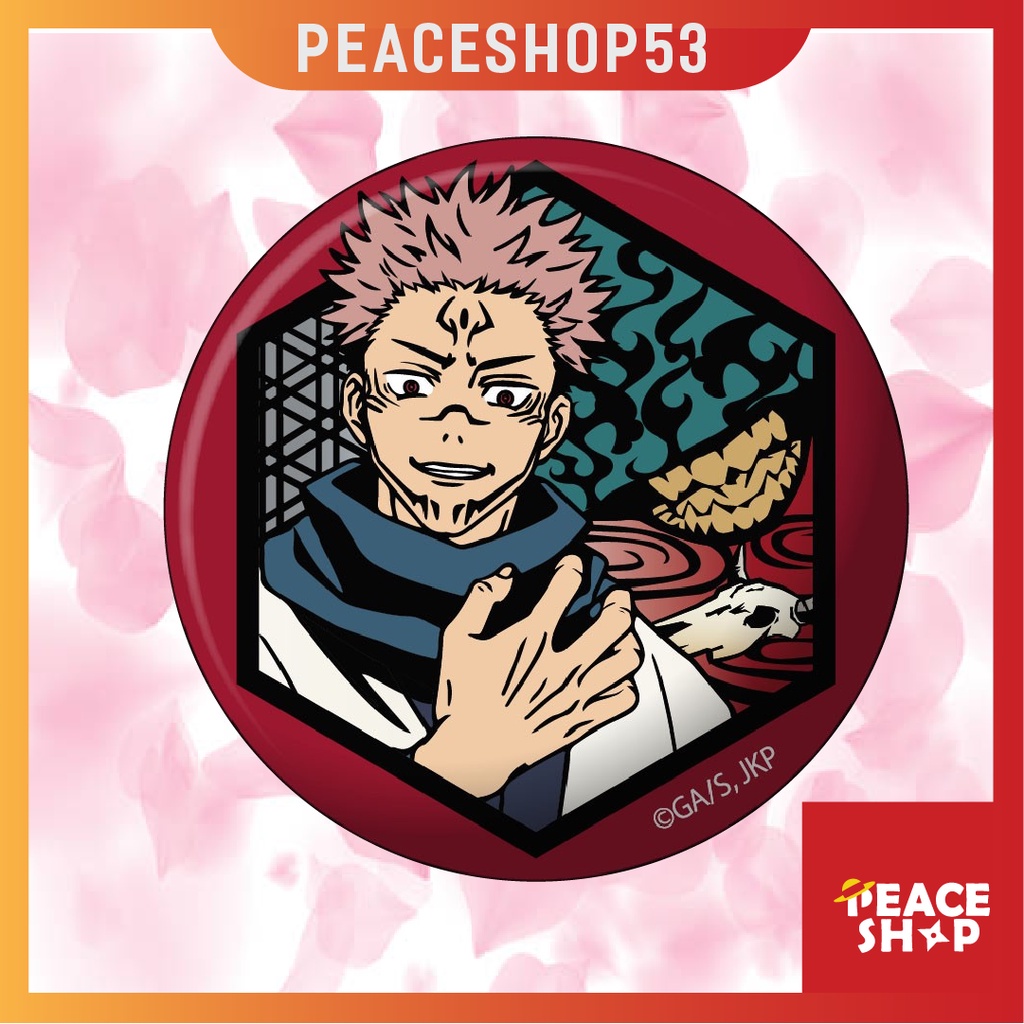 Huy hiệu Anime Jujutsu Kaisen Lấp Lánh Huy Hiệu Anime Chú Thuật Hồi Chiến Phụ Kiện Anime Manga Ver 2 HH04