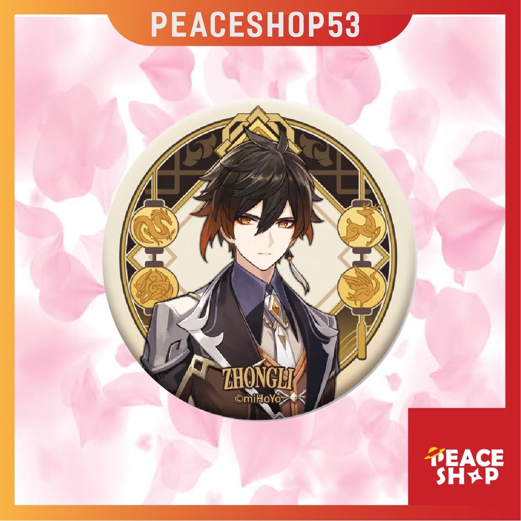 Huy hiệu Genshin Impact Liyue Lấp Lánh Huy Hiệu Game Genshin Impact Phụ Kiện Anime Manga Ver 11 HH14