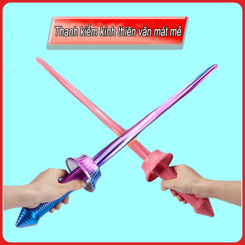 đồ chơi thanh kiếm xoắn ốc 3d/Kiếm kính thiên văn/kiếm nhựa/dao cà rốt trọng lực in 3D/đồ chơi giải 