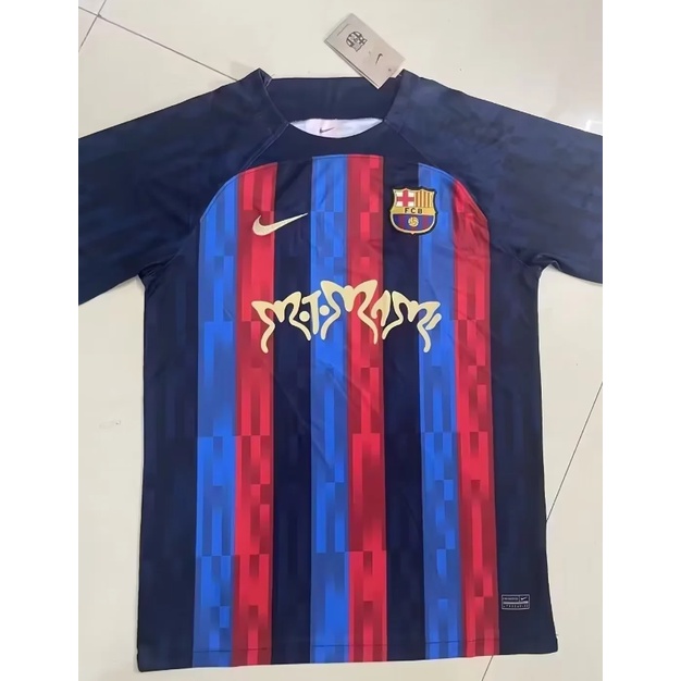 Bộ Đồ Đá Cuộn Phiên Bản Đặc Biệt jersey Phiên Bản fan 2324 barcelona pre match Cho Nam