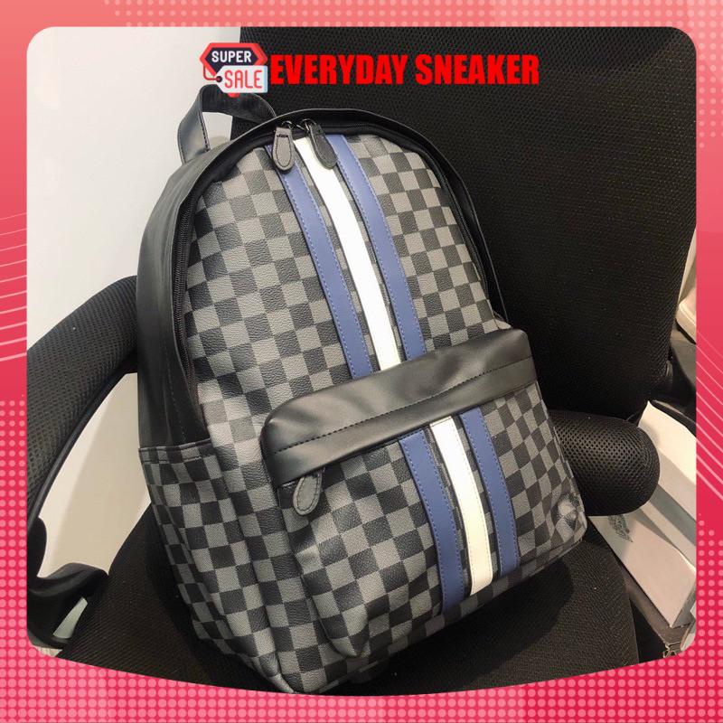 🌟✅Balo 3 sọc Đi Học Ba Lô Da Thời Trang Nam Nữ IBAG Balô da Lv Da Pu Cao Cấp   ✅🌺]