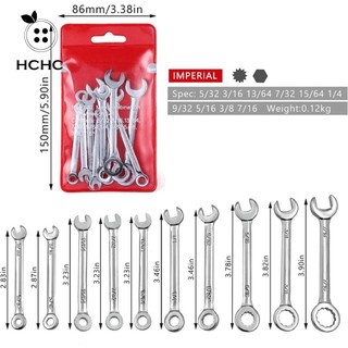 Hchc set 10 cờ lê mini phong cách anh quốc / anh quốc 4-11mm