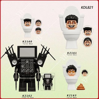 Bộ đồ chơi lắp ráp toilet độc đáo thú vị dành cho bé