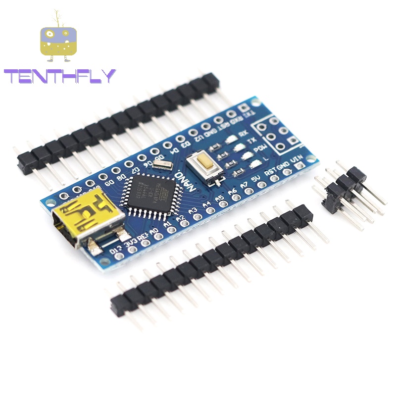 Bảng Mạch Điều Khiển Arduino Nano V3 Atmega168 PCB Không Có USB Mircro Type-C