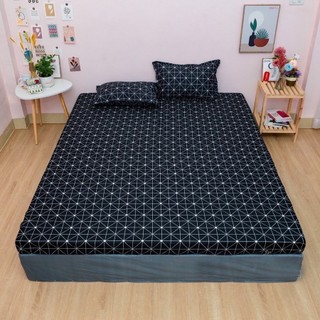 Ga giường cotton poly đủ kích thước drap chun bọc đệm